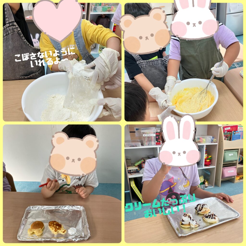 パンケーキを作りました！！